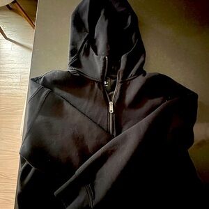 YPB (Abercrombie) black half zip hoodie